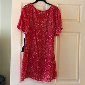 Bandana pattern mini dress